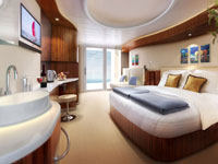 Deluxe Balcony Stateroom: D3